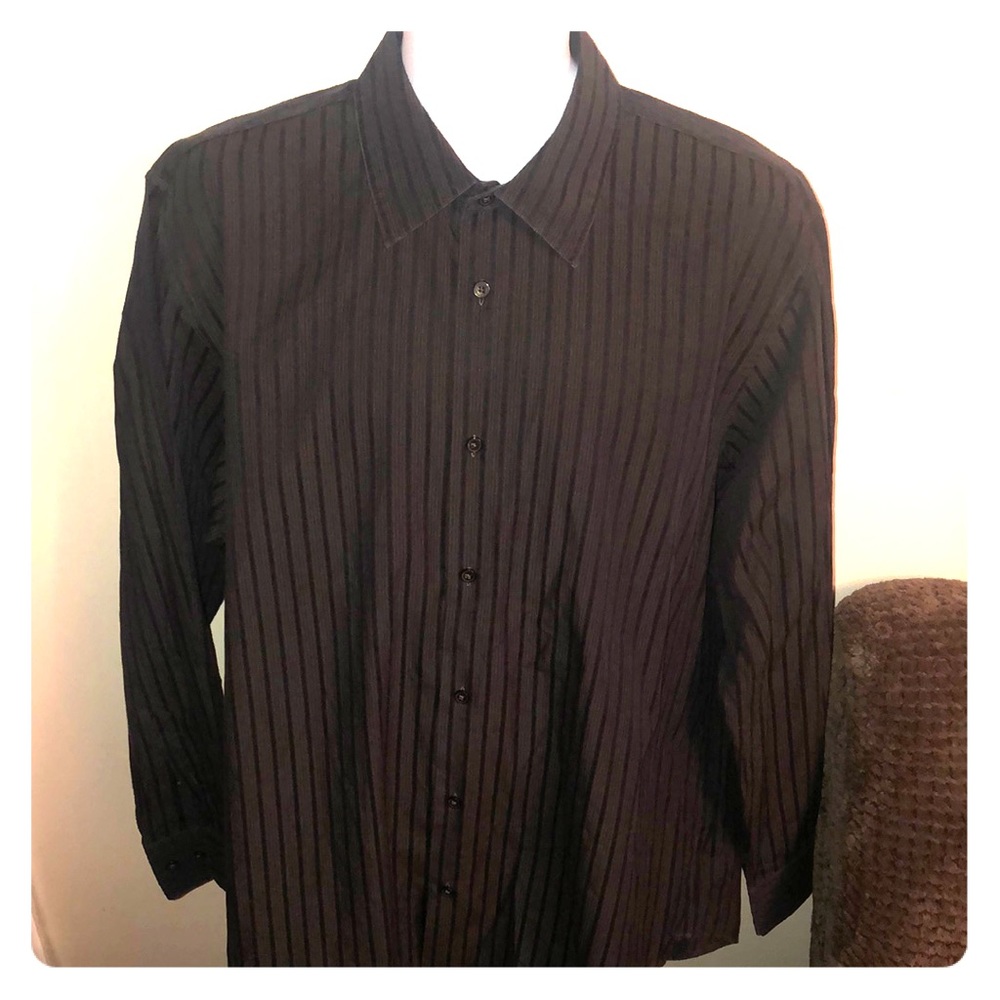 CALVIN KLEIN button-up dress shirt Men’s XL EXC!!